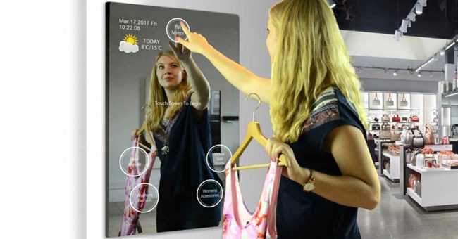 pantalla espejo táctil