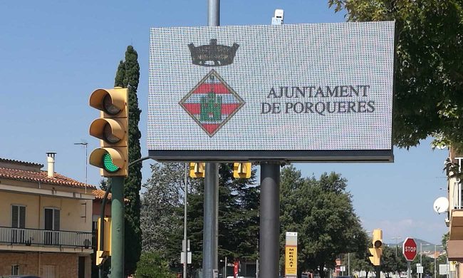 pantalla Ayuntamiento Porqueres