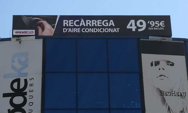 proyecto pantalla exterior azotea