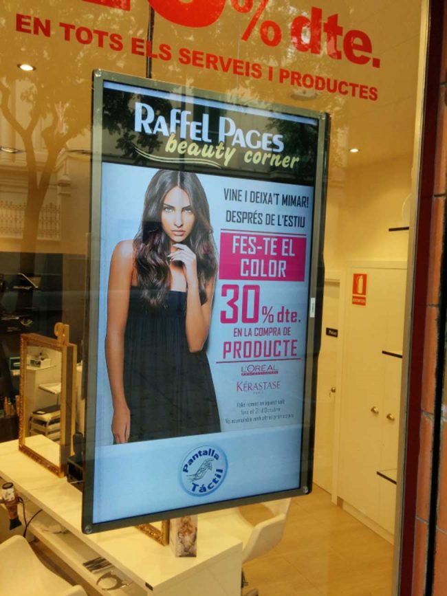 escaparate interactivo Raffel Pages