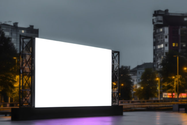 pantalla led en exterior