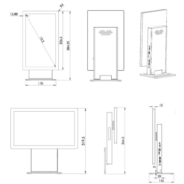 Monitor Sobremesa Rotable - Imagen 4