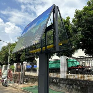 MONOPOSTE PANTALLA LED