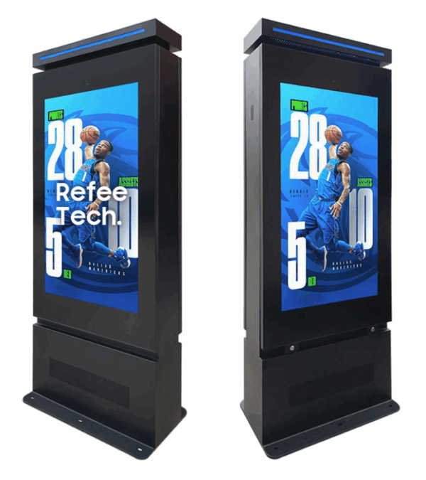 Tótem digital exterior de 55" doble cara